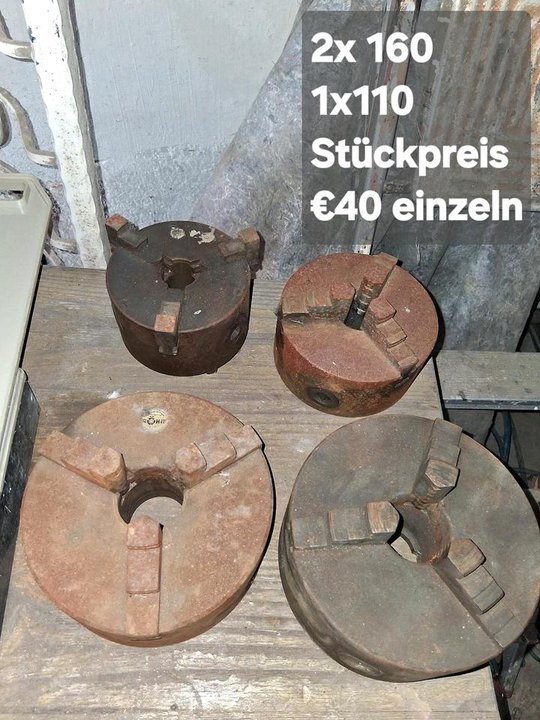 Drehbank Futter