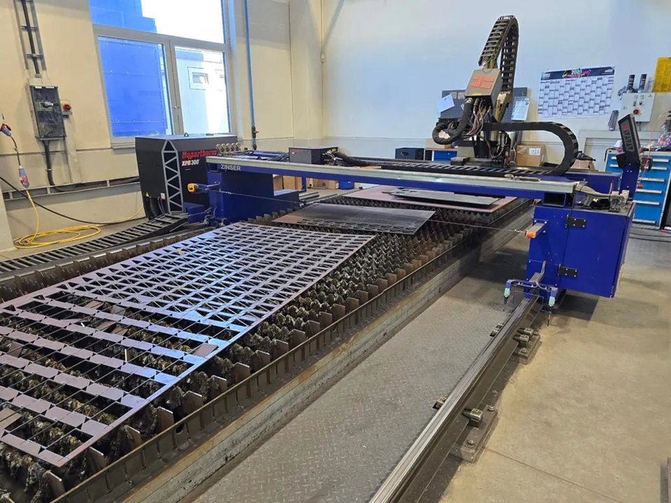 ZINSER - 2425-I / 3600 - CNC-gesteuerte Plasmaschneidanlage - 2017