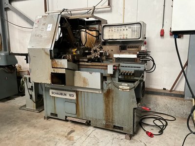 Schaublin 123 věž lathe