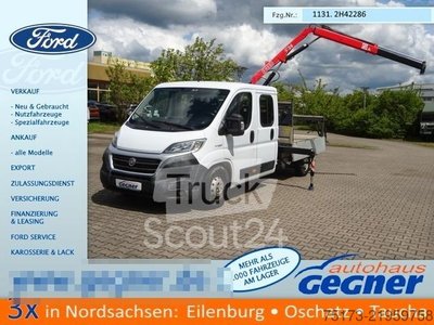 Pritschenwagen FIAT Ducato Maxi Doka Pritsche Fassi Dźwig używany