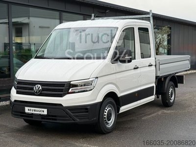 Pritschenwagen VW Crafter 35 Doka Facelift L3 MR 7 Sitze AHK LED G neu