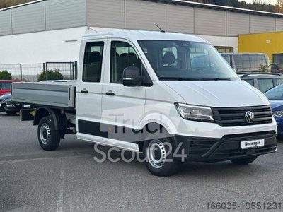 Pritschenwagen VW Crafter 35 Doka Facelift L3 MR 7 Sitze AHK LED neu