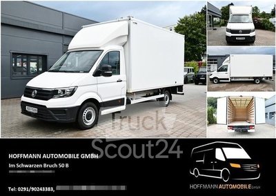 Transporter mit Koffer VW Crafter Koffer 35 lang FWD L3H3 Automatik 130 KW gebraucht