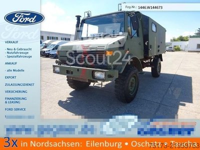 LKW mit Kofferaufbau UNIMOG U 1300 L Turbo OM 366 Koffer schnelle Achsen gebraucht