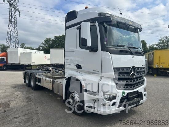 Tilting truck MERCEDES-BENZ 2645, 6X4, HYVA AUFBAU, použitý EURO6