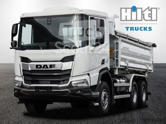 Dreiseitenkipper LKW DAF XDC 450 FAT,Kippbrücke, Standheizg., MX-Motorb./ neu