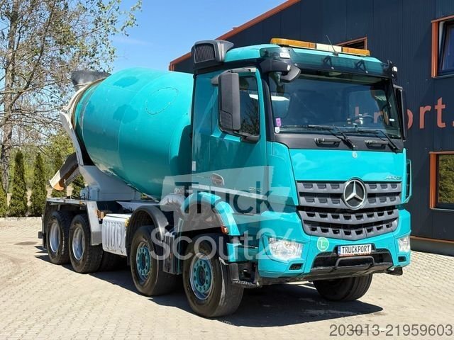 Concrete mixer truck MERCEDES-BENZ AROCS 3740 8x4 Concrete mixer EUROMIX 10 m used