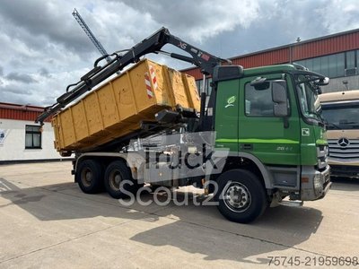 Abrollkipper MERCEDES-BENZ ACTROS 2644 * 6 X 4 * HIAB KRAN 10 M * B&B *EPS gebraucht