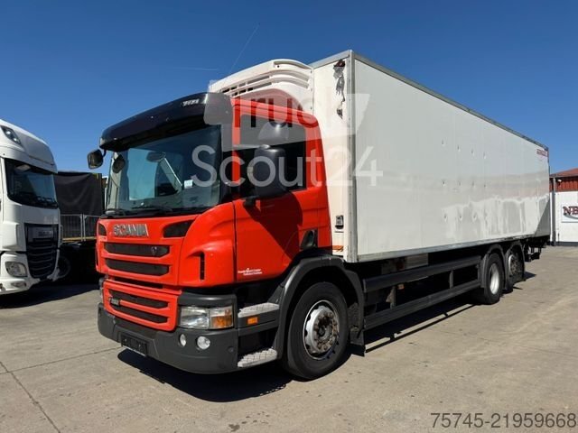 Kühlkoffer-LKW SCANIA P 280 Kühlkoffer mit BÄR Ladebordwand / Kiesling gebraucht