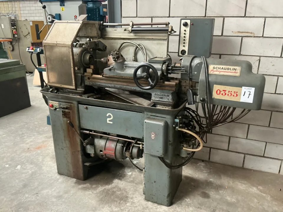Schaublin 120 hydropneumatické paralelní soustružení lavička