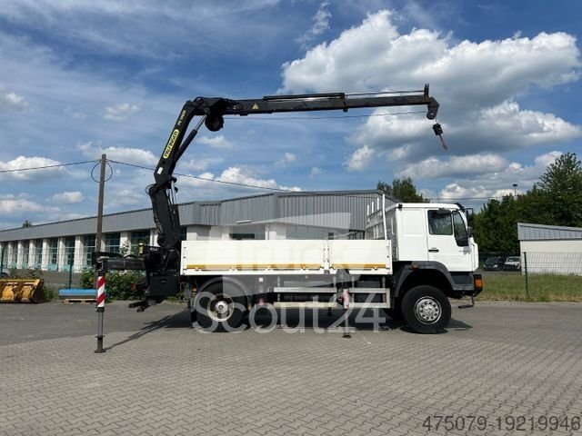 Truck s pavoukem (open) MAN LE 280 4x4 / Palfinger PK 14600 / Winds / radio