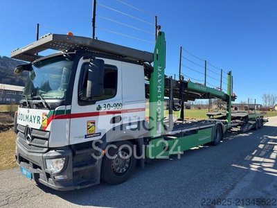 Autotransporter LKW MERCEDES-BENZ ACTROS 1836 KÄSSBOHRER VARIOTRANS + SUPERTRANS gebraucht