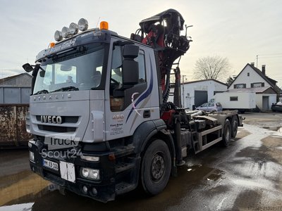 Autokran Iveco Stralis 450 mit Abroller und Ladekran gebraucht