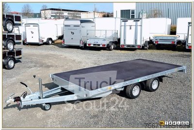 Plattform Anhänger EDUARD Hochlader 4x2 m Plattform neu