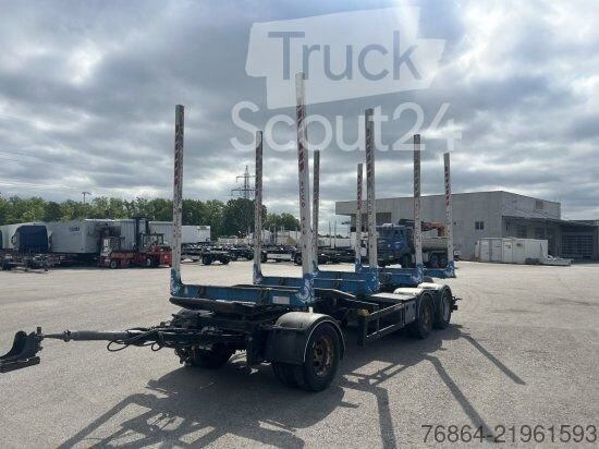 Holztransport Anhänger SCHWARZMüLLER N-SERIE  3-ACHS HOLZANHäNGER 4 RUNGENPAARE gebraucht