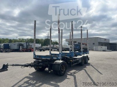 Holztransport Anhänger SCHWARZMüLLER N-SERIE  3-ACHS HOLZANHäNGER 4 RUNGENPAARE gebraucht
