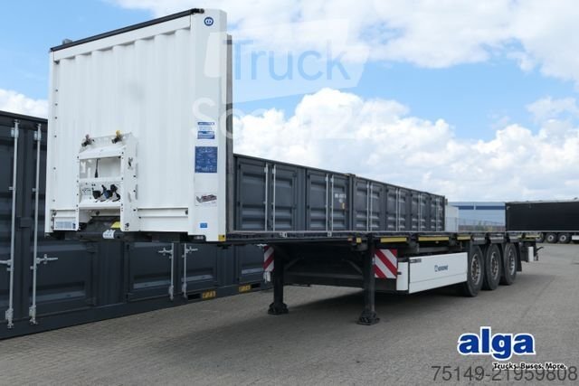 Auflieger mit Arbeitsbühne KRONE SDP 27, Verbreiterbar, Container, Rungen,2x Lift gebraucht