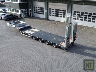 Tieflader-Sattelauflieger Faymonville MAX Trailer 4-A-Mega-Tele-Semi-Rampen gebraucht