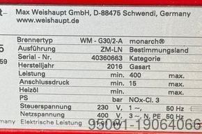 WEISHAUPT WM-G30/3800 kw /// WM-G30/4100kw, G50 - 4000kw