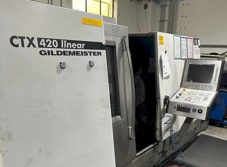 DMG CTX 420 Linear V6 cnc lathe