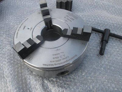 3 - Backenfutter RÖHM ZS 200mm Stahl NEUW. - WEILER Drehmaschine