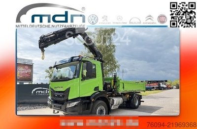 Autokran IVECO AD200X40 4x2 Kipper KRAN 12m Funk Greifer AHK gebraucht