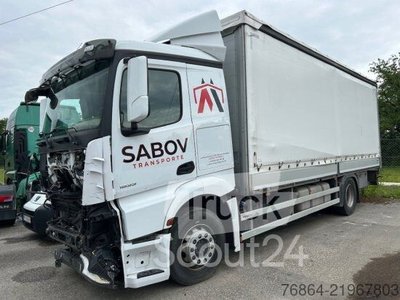 LKW mit Pritsche & Plane MERCEDES-BENZ ACTROS 1833 4X2, SCHIEBEPLANE, LADEBORDWAND, EDSCHA-VERDECK, gebraucht