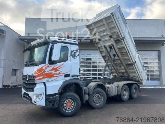Dreiseitenkipper LKW MERCEDES-BENZ AROCS 4145, 8X4 MEILLER-KIPPER, EURO 6, BORDMATIK gebraucht