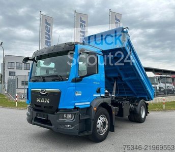 Dreiseitenkipper LKW MAN TGM 18.290BL/Meiller/Kipper/NL10,7 to/Nur 70 tkm gebraucht