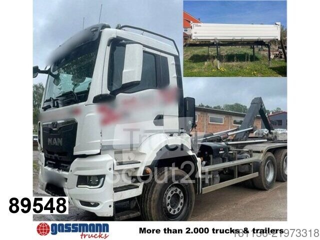 Abrollkipper MAN TGS 26.510 6x4 BL, Navi, Wechselsystem gebraucht