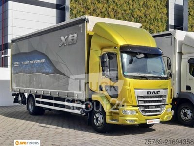 LKW mit Pritsche & Plane DAF XB 290 16 t Schiebeplane Edscha LBW AHK gebraucht