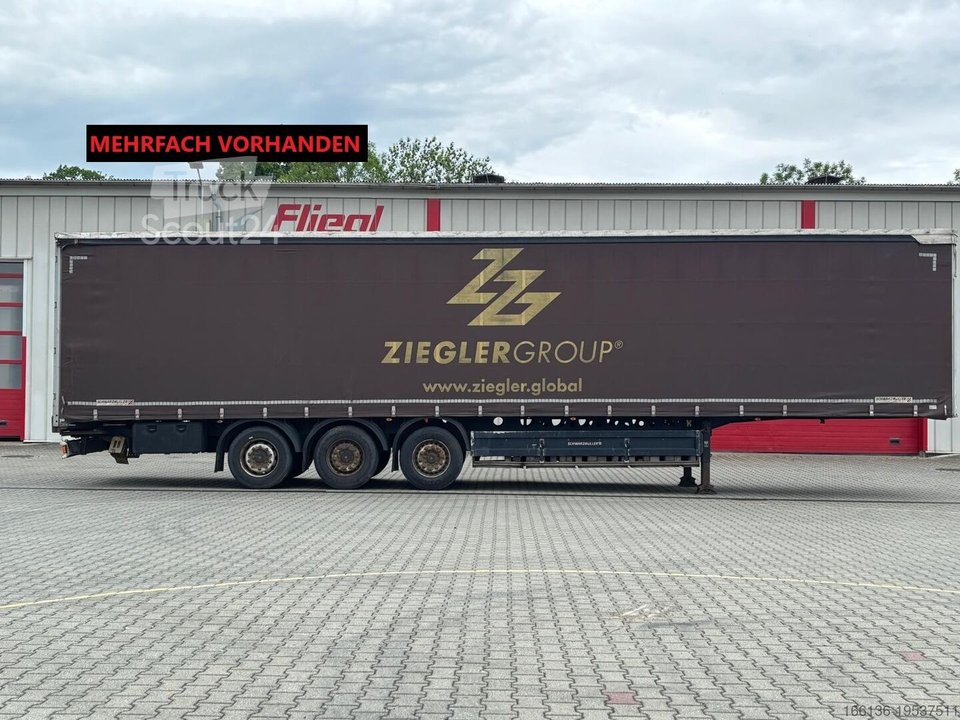 Auflieger mit Pritsche & Plane Schwarzmüller Standard Curtainsider gebraucht