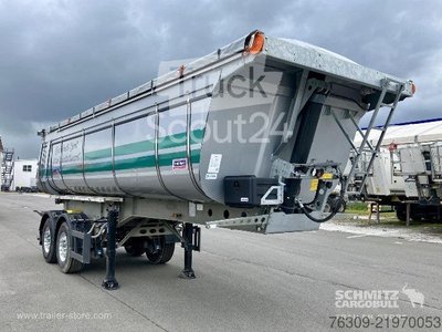 Kipper Auflieger Schmitz Cargobull Kipper Stahlrundmulde Thermomulde 24m  gebraucht