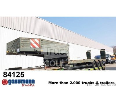 Tieflader-Sattelauflieger Blumhardt BLUMHARDT P 528/803-01, 3-Achs Satteltieflader, gebraucht
