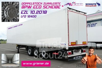 Kofferauflieger SCHMITZ CARGOBULL SKO 24/ DOPPELSTOCK /LASI 12642 XL /BPW 430 mm gebraucht