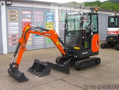Minibagger DOOSAN DOOSAN DX 19 3x Löffel (baugleich Bobcat gebraucht