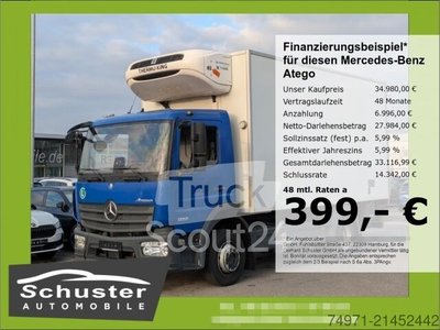 Kühlkoffer-LKW Mercedes-Benz Atego 1223 Kühlkoffer+LBW*Autom Tempo Klima SHZ gebraucht