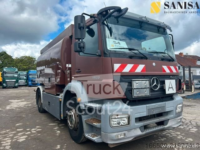 Used trucks with tank assembly MERCEDES-BENZ Axor 1833/Oilsammler/Diesel/Benzin/2 chambers