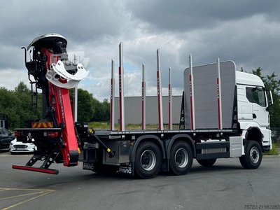 Holztransporter MAN TGS 33.520 6x6 BL Kurzholz Plattform Epsilon Kran neu