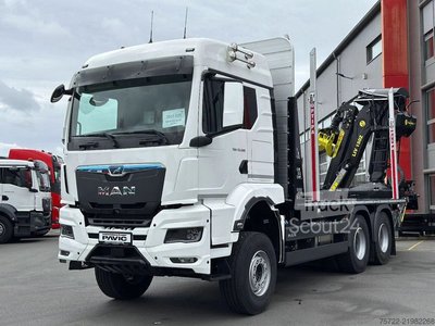 Holztransporter MAN TGS 33.520 6x4 BL 3900 Kurzholz Plattform Aufbau neu
