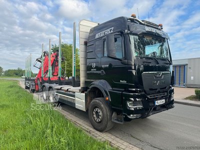 Holztransporter MAN TGX 33.510 6x4 BL Kurzholz Schmel Epsilon Q150Z 96 gebraucht