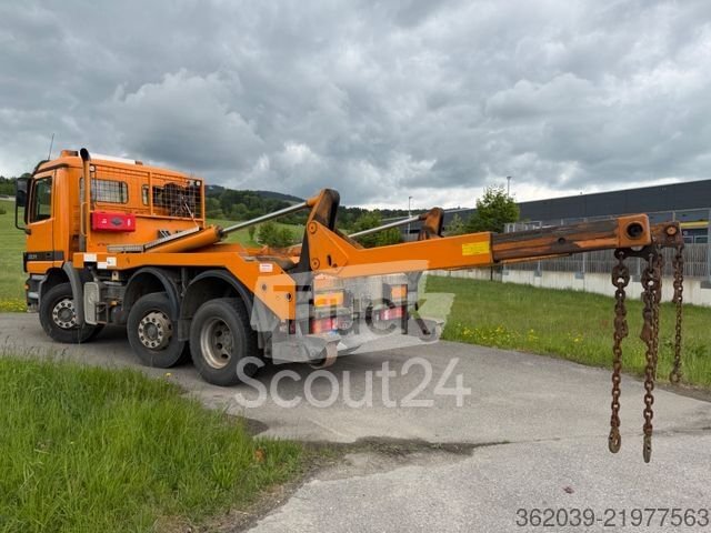 Dropper truck MERCEDES-BENZ 2531 ABSETZKIPPER BLATT LUFT LIFT ABS H.GELKT použitý