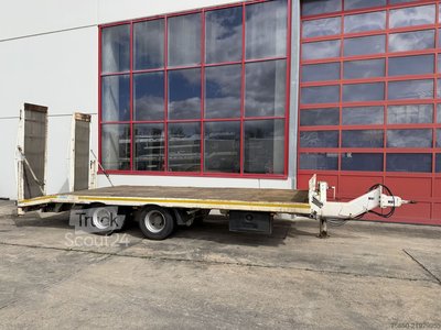 Tieflader Anhänger Blomenroehr 688/18000  19 t Tandemtieflader, wenig Benutzt gebraucht
