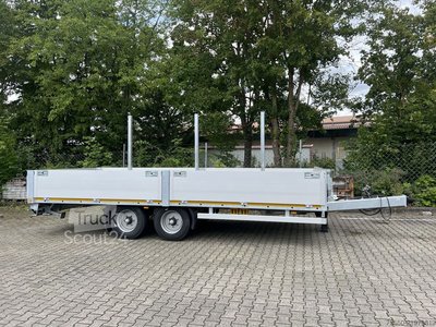 Anhänger mit offener Pritsche Möslein THT 11- G 7,2  Tandem- Pritschenanhänger- Tieflader neu