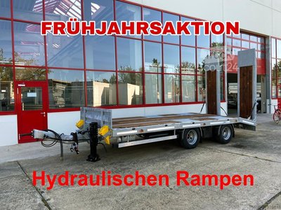 Tieflader Anhänger Möslein TT21-7,2 Hydr  21 t Tandemtieflader, hydr. Rampen, NEU neu