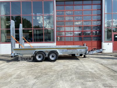 Tieflader Anhänger Möslein TT 11-E 5,50 - 2  Tandemtieflader5,50 m x 2 m, Feuerverzinkt neu