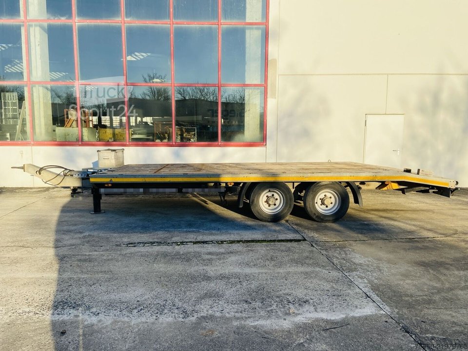 Low load trailer Möslein TTS 11 Schwebheim Tandemtieflader used