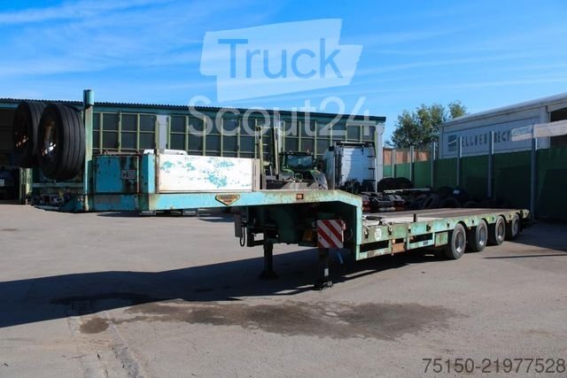 Tieflader-Sattelauflieger BROSHUIS Semi Tieflader 4 Achs SAF TELESKOP Nr.: 207 gebraucht
