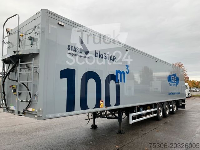 Напівпричепи з ходьбою float STAS біоSTAR ca 100 cbm 14.9 м внутрішня довжина використовується