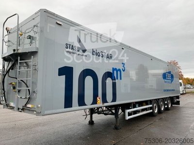Auflieger mit Walkingfloor STAS bioSTAR ca 100 cbm 14,9 m Innenlänge gebraucht
